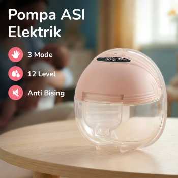 PAMPI Pompa ASI Bayi Elektrik Wearable Breast Milk Pump 180ml - S21