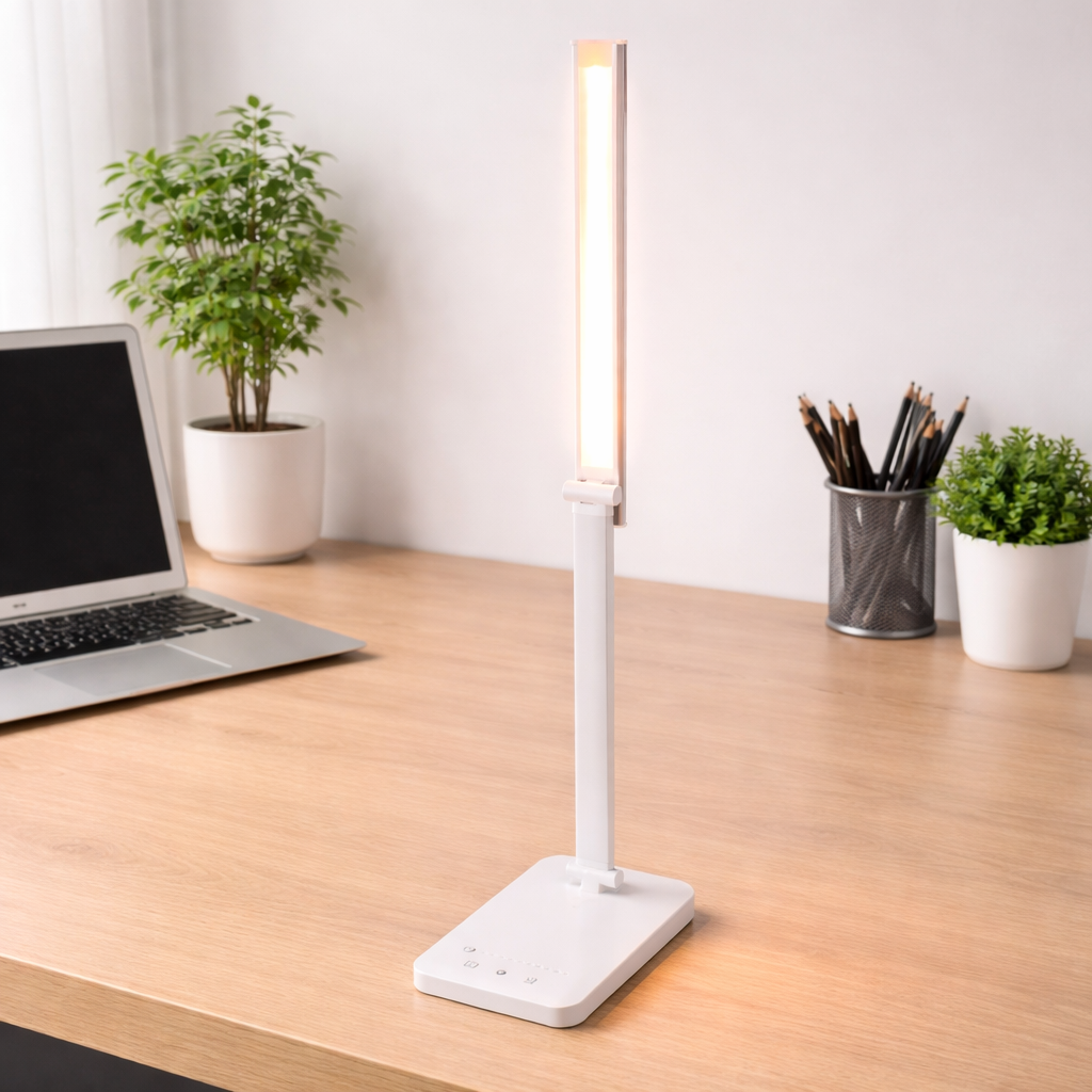 NEWSTYLE Lampu Meja Belajar LED Desk Lamp USB Rechargeable 8W 3 Color - PH376 Gambar produk NEWSTYLE Lampu Meja Belajar LED Desk Lamp USB Rechargeable 8W 3 Color - PH376