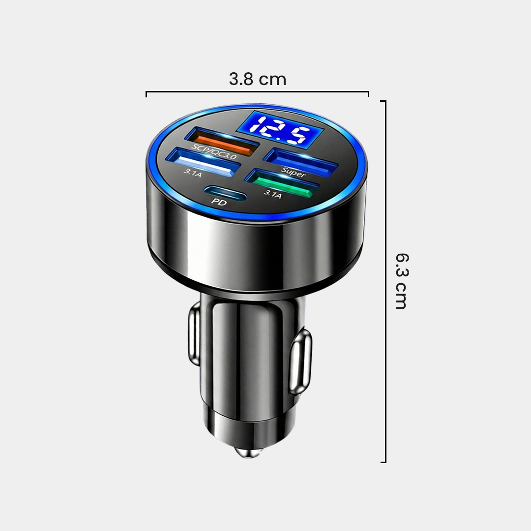 Gambar produk EOKING Car Charger Mobil Fast Charging PD QC 3.0 USB Type C Port - C9