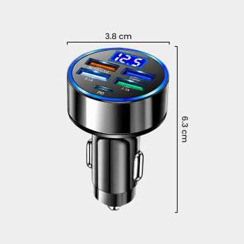 Gambar produk EOKING Car Charger Mobil Fast Charging PD QC 3.0 USB Type C Port - C9