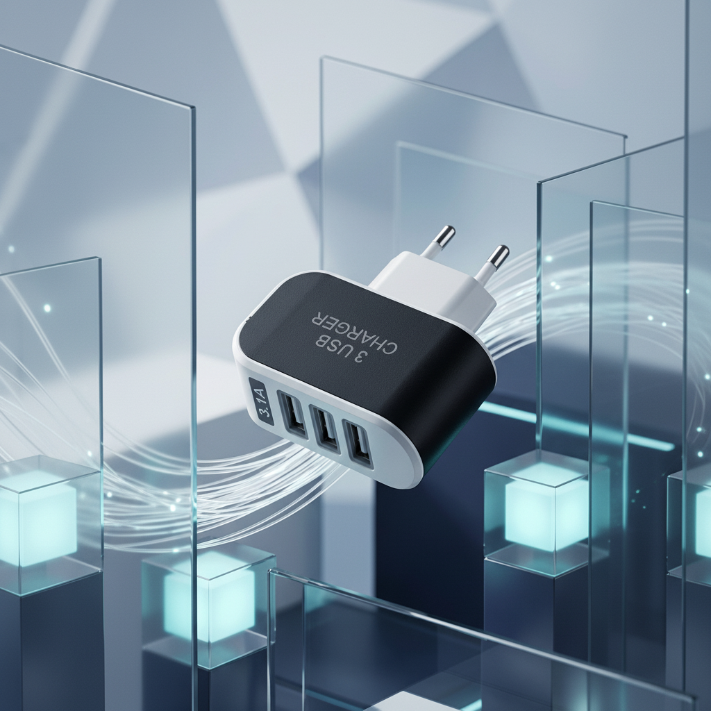 Adaptor Travel Kepala Charger USB 3 Port USB A 5V 3.1A - EKA Gambar produk Adaptor Travel Kepala Charger USB 3 Port USB A 5V 3.1A - EKA