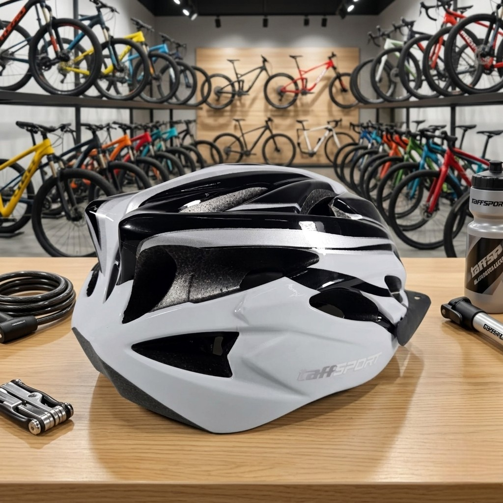 TaffSPORT Helm Sepeda Bicycle Road Bike Helmet EPS PVC 18 Air Vent - X40 Gambar produk TaffSPORT Helm Sepeda Bicycle Road Bike Helmet EPS PVC 18 Air Vent - X40