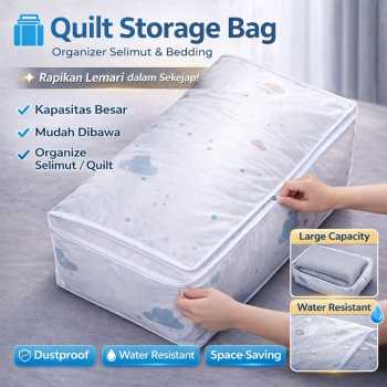 QuiltBag Tas Penyimpanan Bed Cover Selimut Storage Bag Organizer 1 PCS - MT6