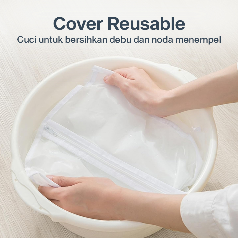 YIXIN Cover Anti Debu Pakaian Dustproof Organizer 60x30x110cm - PEVA Gambar produk YIXIN Cover Anti Debu Pakaian Dustproof Organizer 60x30x110cm - PEVA