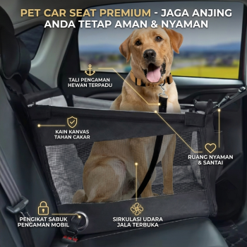 Gambar produk Kennel Pet Dog Cat Car Seat Waterproof Kursi Mobil Anjing Kucing - KN526