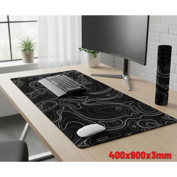 Admisit Mouse Pad Gaming XL Desk Mat Anti Slip Alas Keyboard Topografi - YL-800