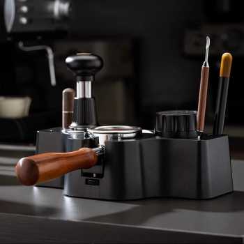 Gambar produk PUSEE Wadah Alat Kopi Portafilter Tamper Mat Storage Adjustable - BB-350