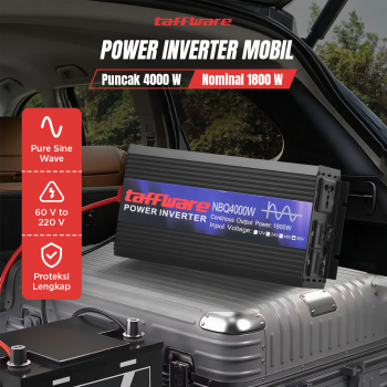 Taffware Power Inverter Mobil Pure Sine Wave DC 60V to AC 220V 4000W - NBQ4000W