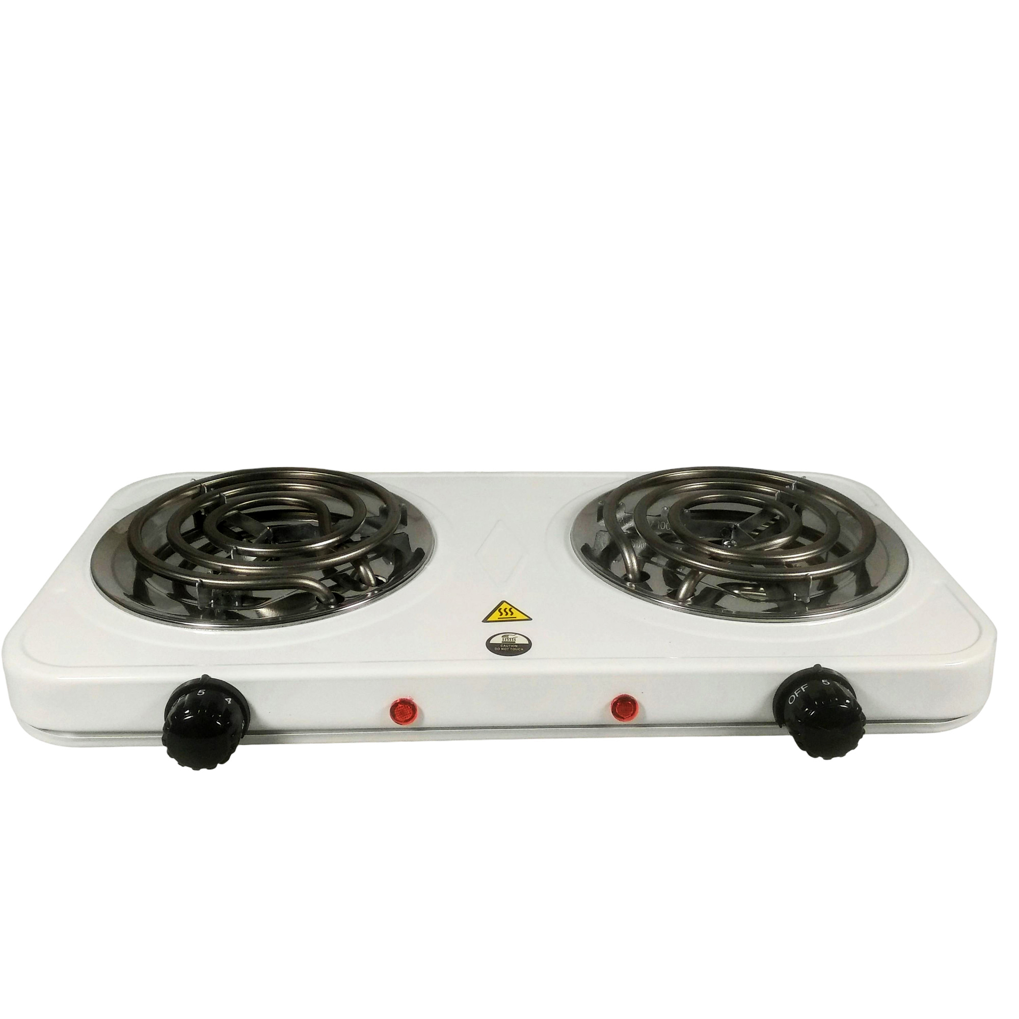 Gambar produk TaffHOME Kompor Listrik 2 Tungku Portable Coil Hot Plate 2000W - WY-05C