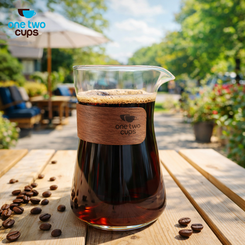 One Two Cups Coffee Server Chemex Drip Pour Over Teko Pitcher 500ml - L1 Gambar produk One Two Cups Coffee Server Chemex Drip Pour Over Teko Pitcher 500ml - L1 - Utama