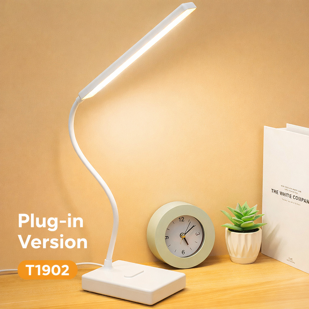 FEIMEI Lampu Meja Belajar LED 3 Warna Dimmable Touch Control USB - T1902 Gambar produk FEIMEI Lampu Meja Belajar LED 3 Warna Dimmable Touch Control USB - T1902