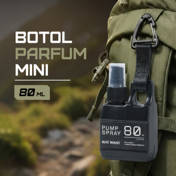 Gambar produk BUYE MOUNT Botol Parfum Mini Travel Camping Portable Refill Spray 80ml - ATMC1