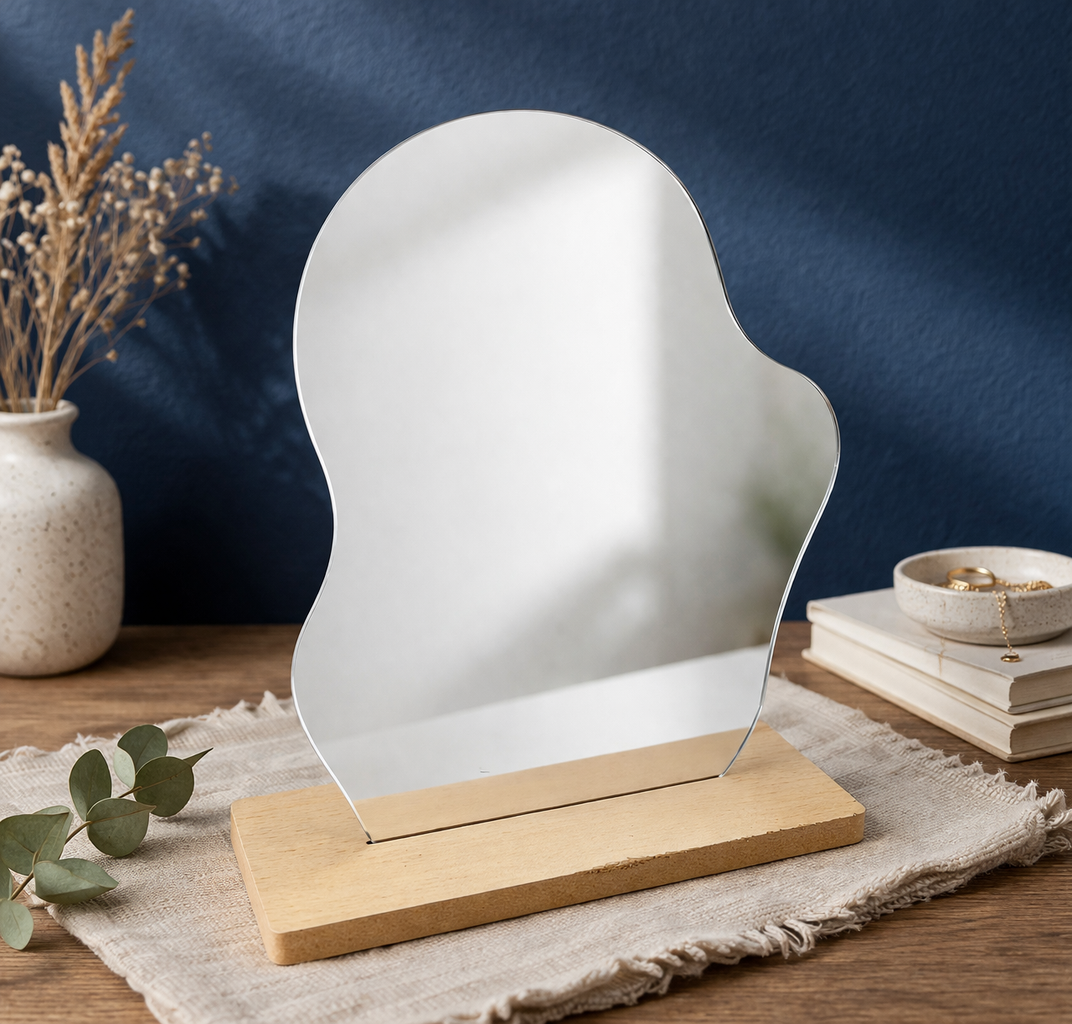 Gambar produk SIMP Cermin Make Up Dekorasi Korean Style Mirror Irregular D - SI217