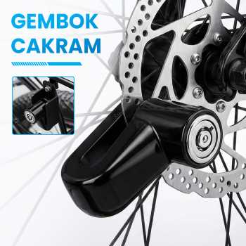 PENGCHENG Gembok Cakram Motor Sepeda - MC2