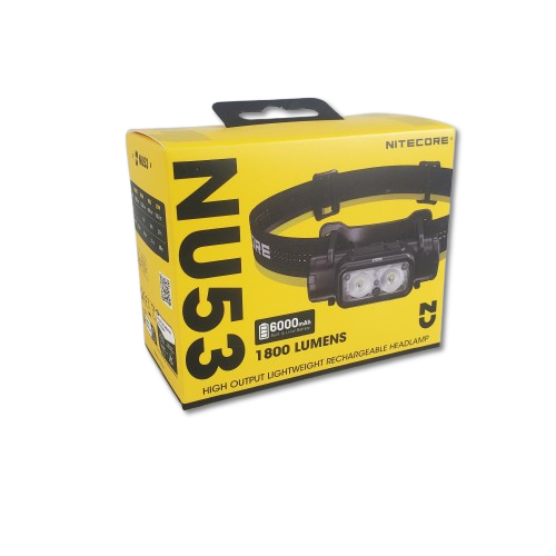 Gambar produk NITECORE Senter Kepala Headlamp LED Triple Light IP68 6000mAh - NU53