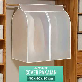 TaffHOME Cover Pakaian Gaun Jas Anti Debu PEVA 50x80x90 cm - CY-08