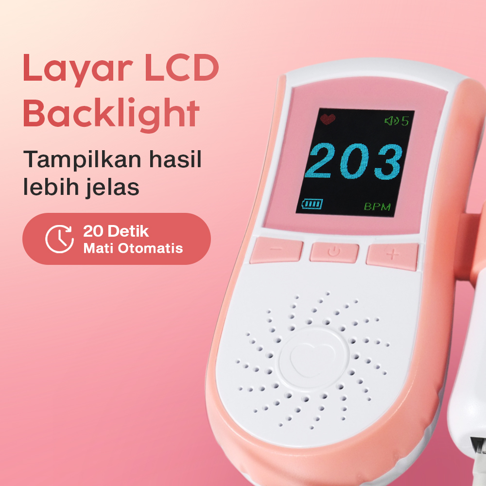 Youwen Alat Deteksi Jantung Janin Fetal Doppler Heart Rate Monitor - JSL-T503 Gambar produk Youwen Alat Deteksi Jantung Janin Fetal Doppler Heart Rate Monitor - JSL-T503