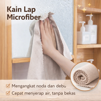 Strongwell Kain Lap Dapur Microfiber Cleaning Cloth 3 PCS - W-25P
