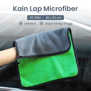 Xinyuan Kain Lap Microfiber Premium Mobil Multifungsi 611 GSM 30x30cm - H-25