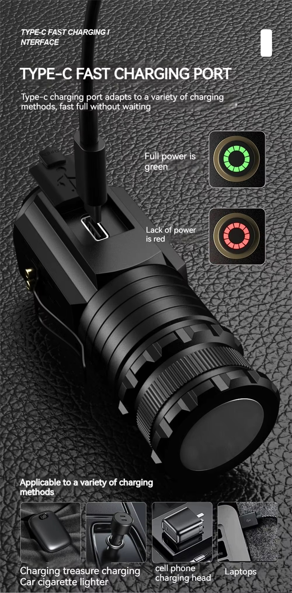 IBEN Senter LED Waterproof USB Rechargeable 2000 Lumens with Battery - P35 Gambar produk IBEN Senter LED Waterproof USB Rechargeable 2000 Lumens with Battery - P35