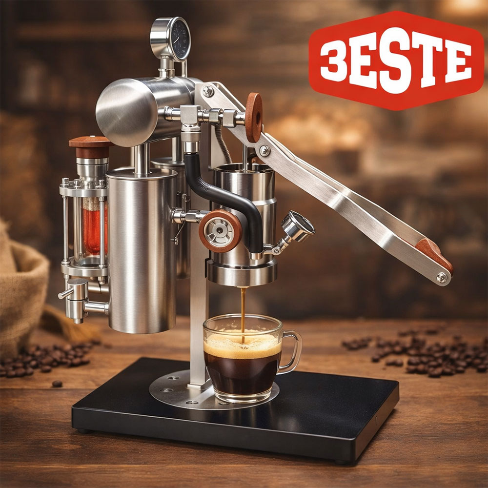 Trieste Mesin Kopi Espresso Coffee Maker Hand Press 16 Bar - ZXS-Espresso-4 Gambar produk Trieste Mesin Kopi Espresso Coffee Maker Hand Press 16 Bar - ZXS-Espresso-4