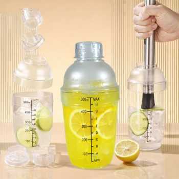 GIANXI Cocktail Shaker Set 7in1 Cobbler Cup Bartender Tool - GX7