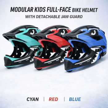 Gambar produk BIKEBOY Helm Sepeda Anak Modular Full Face Detachable MTB Skateboard - K22