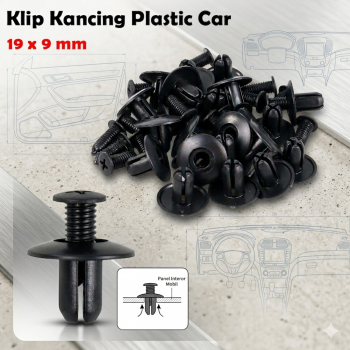 OTOHEROES Klip Kancing Plastic Car Buckle Rivet 19x9mm 20 PCS - 170