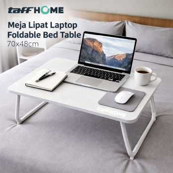 TaffHOME Meja Lipat Laptop Foldable Bed Table - BO-670