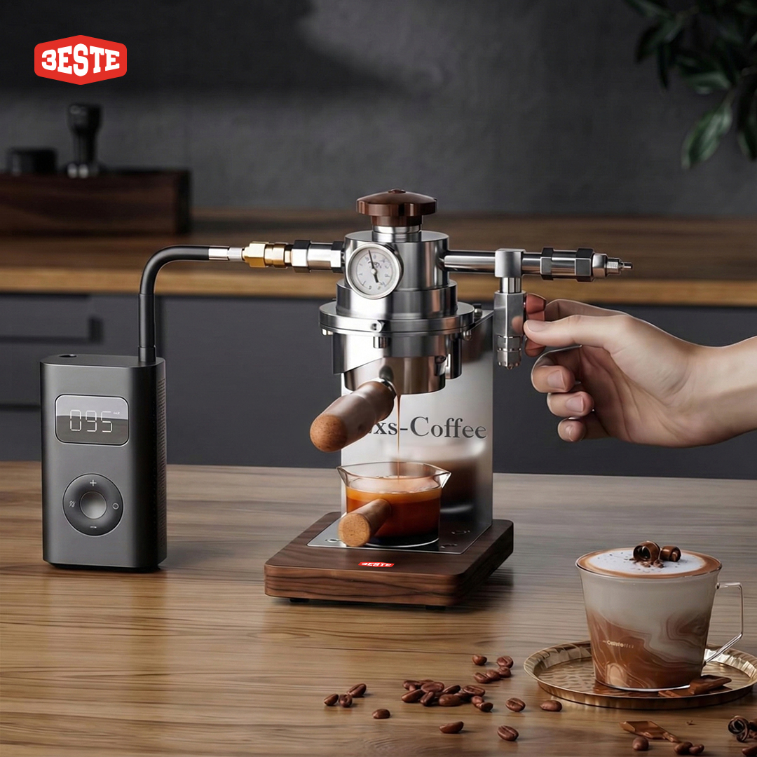Trieste Mesin Kopi Espresso Pneumatic Coffee Maker 85ml with PID - AW1S Gambar produk Trieste Mesin Kopi Espresso Pneumatic Coffee Maker 85ml with PID - AW1S