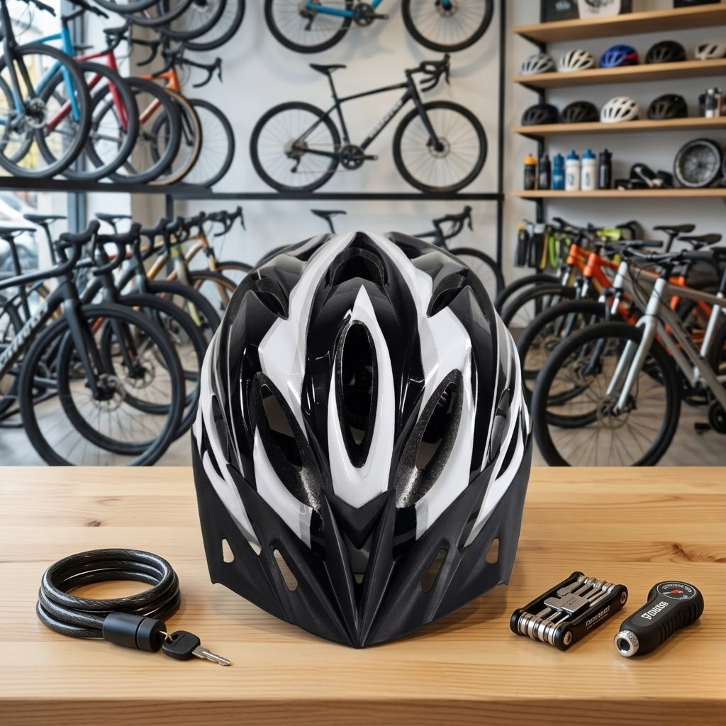 TaffSPORT Helm Sepeda Bicycle Road Bike Helmet EPS PVC 18 Air Vent - X40 Gambar produk TaffSPORT Helm Sepeda Bicycle Road Bike Helmet EPS PVC 18 Air Vent - X40