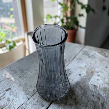 Gambar produk TaffHOME Vas Bunga Kaca Bening Estetik Vintage Glass Flower Vase - Y23