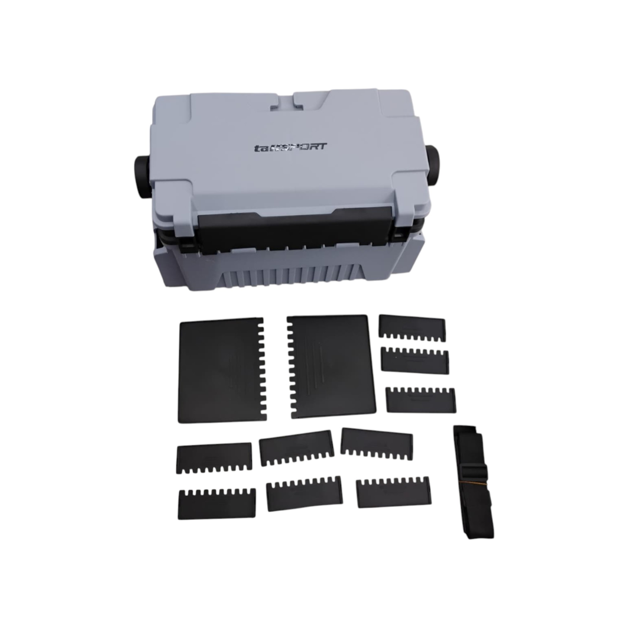 TaffSPORT Kotak Perkakas Pancing Fishing Tackle Box Double Layer 12L - JF-31 Gambar produk TaffSPORT Kotak Perkakas Pancing Fishing Tackle Box Double Layer 12L - JF-31