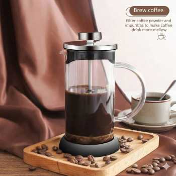 ENOCH French Press Coffee Maker Pot Plunger Glass - CP10