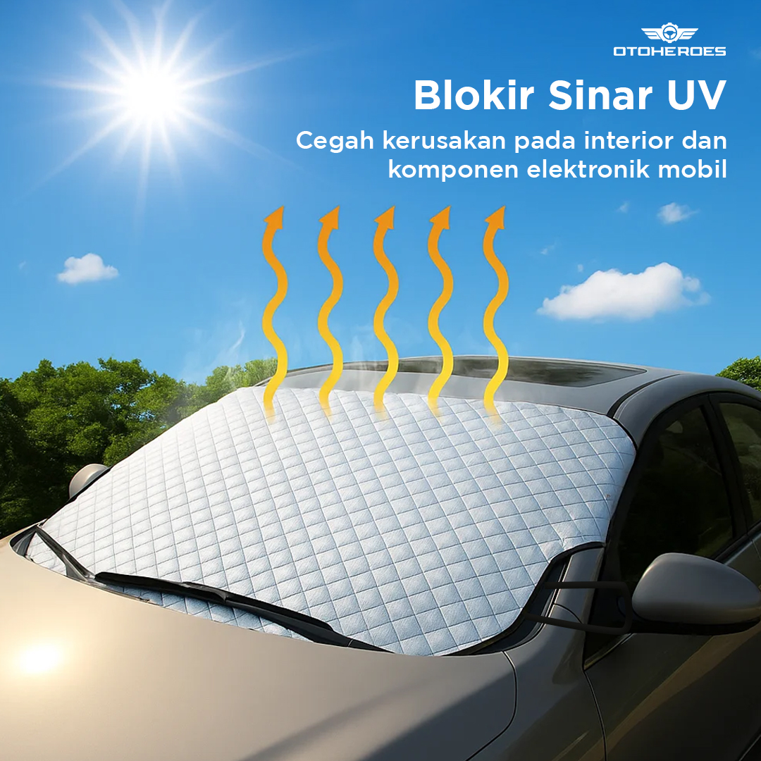 OTOHEROES Mayitr Pelindung Kaca Depan Mobil Anti UV Car Sun Shade 180x100cm - GS-004 Gambar produk OTOHEROES Mayitr Pelindung Kaca Depan Mobil Anti UV Car Sun Shade 180x100cm - GS-004