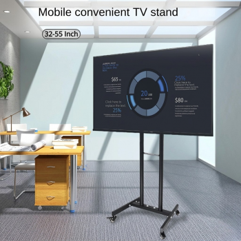Taffware Bracket TV Floor Stand Wheel VESA 400 x 400 for 32-55 Inch TV - KM-Y602