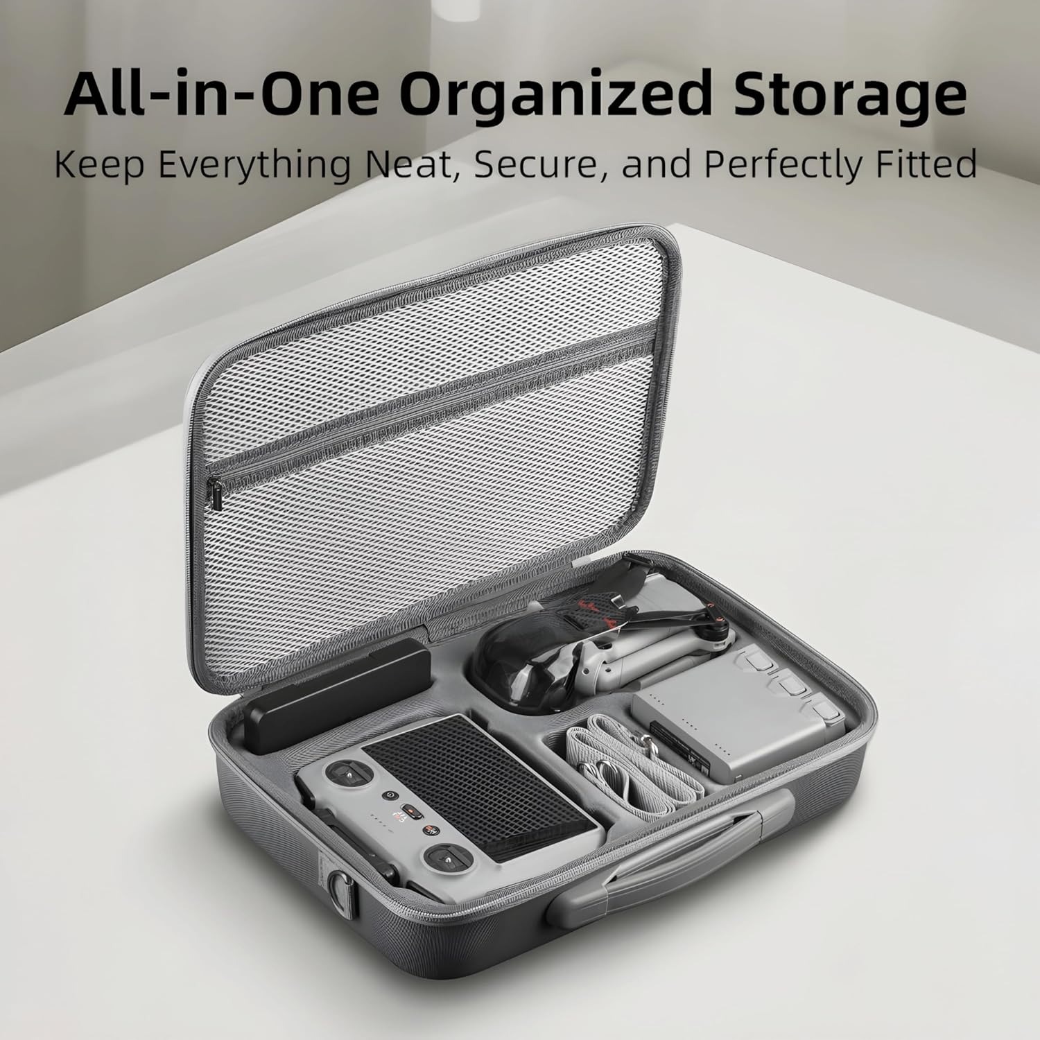 GiNiffe Tas Drone Hard Shell Protective Storage Bag DJI Mini 5 Pro - Z60 Gambar produk GiNiffe Tas Drone Hard Shell Protective Storage Bag DJI Mini 5 Pro - Z60