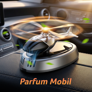 CATIANPAI Parfum Mobil Dashboard Helikopter Tenaga Surya Car Freshener - KTP030