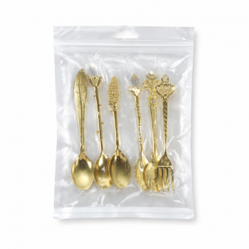 Gambar produk JYC Sendok Garpu Teh Dessert Vintage Royal Style Spoon Stainless Steel - LTA057