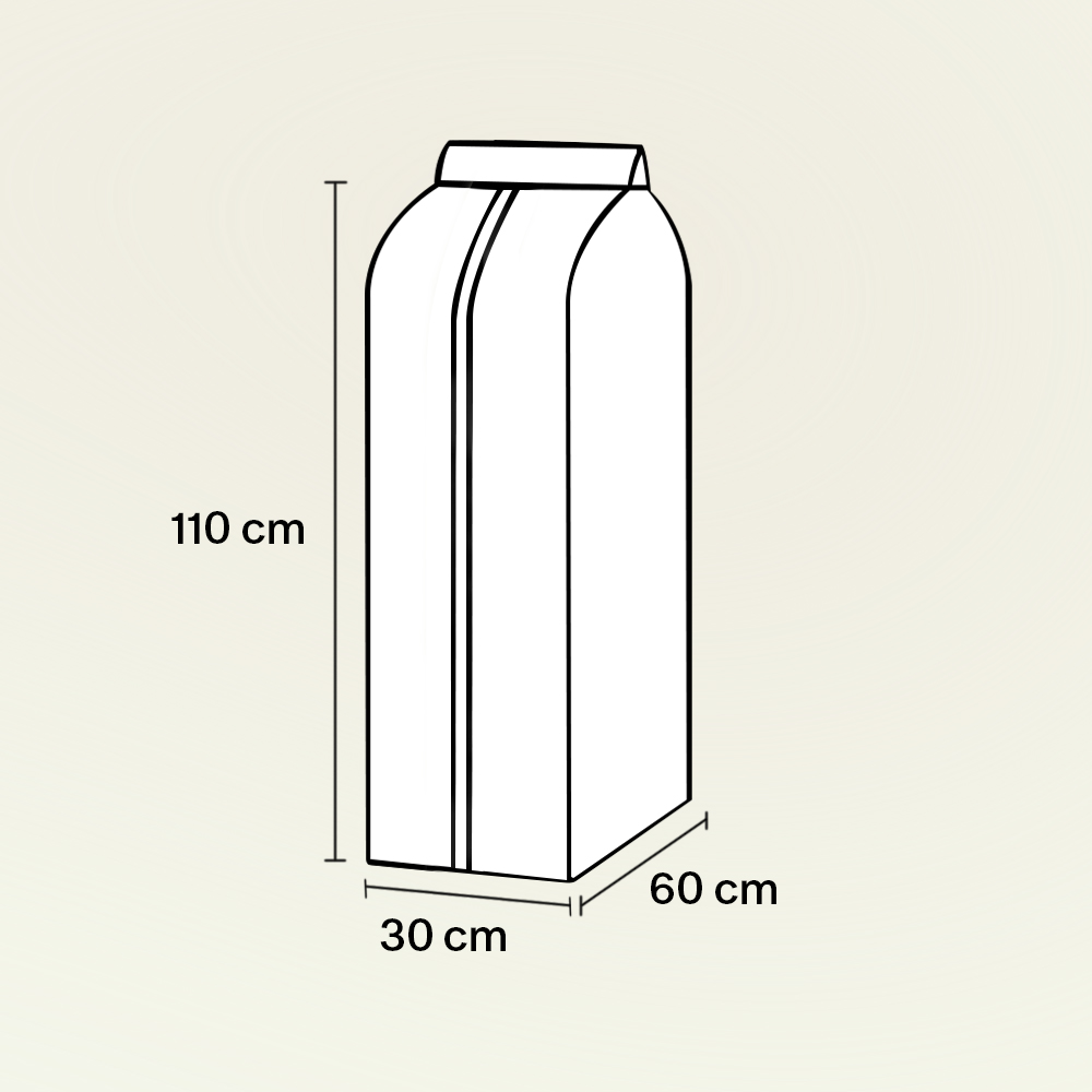 YIXIN Cover Anti Debu Pakaian Dustproof Organizer 60x30x110cm - PEVA Gambar produk YIXIN Cover Anti Debu Pakaian Dustproof Organizer 60x30x110cm - PEVA