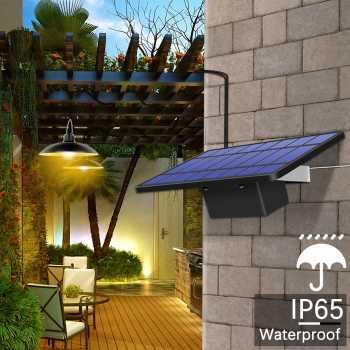 TaffLED Lampu Gantung Hias Outdoor Solar IP65 2 Lamp - 191006ZK
