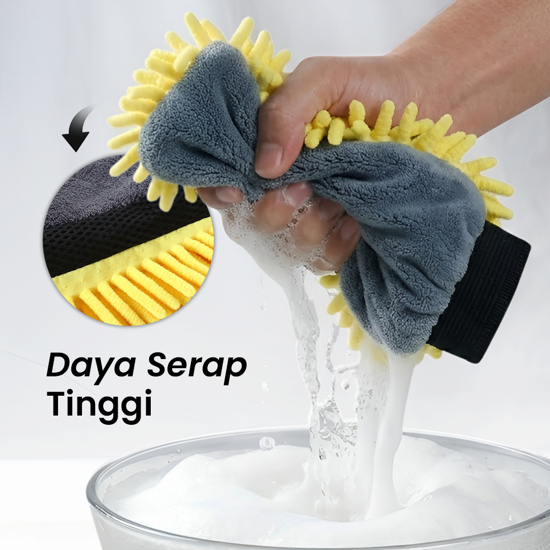 Byfa Sarung Tangan Kain Lap Mobil Wool Microfiber Glove - L-12 Gambar produk Byfa Sarung Tangan Kain Lap Mobil Wool Microfiber Glove - L-12