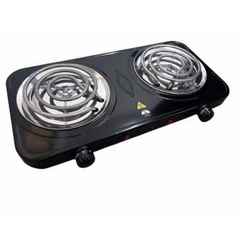 Gambar produk TaffHOME Kompor Listrik 2 Tungku Portable Coil Hot Plate 2000W - WY-05C