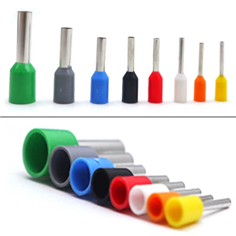 Taffware Skun Ferrules Insulated Terminal Block Connector 400 PCS - VE-400 Gambar produk Taffware Skun Ferrules Insulated Terminal Block Connector 400 PCS - VE-400