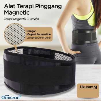 TaffOmicron Alat Terapi Pinggang Magnetic Tourmaline Nylon