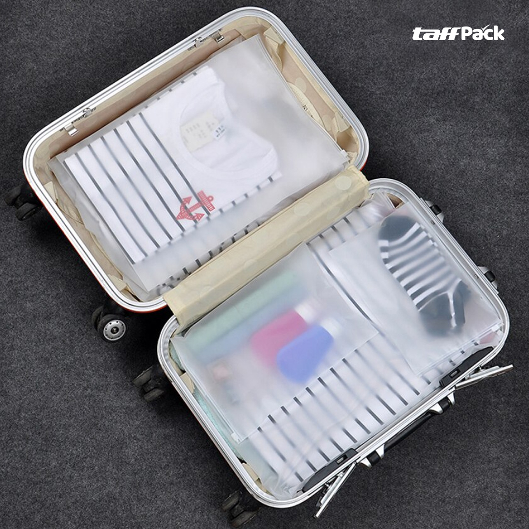 TaffPACK Kantong Plastik Travel Ziplock Pouch 1 PCS 30x20cm - LIN3S Gambar produk TaffPACK Kantong Plastik Travel Ziplock Pouch 1 PCS 30x20cm - LIN3S