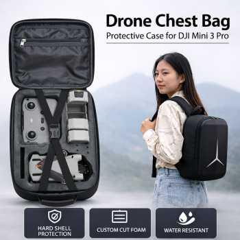 UAVACCES Tas Drone Chest Bag Protective Case for DJI Mini 3 Pro - UC31