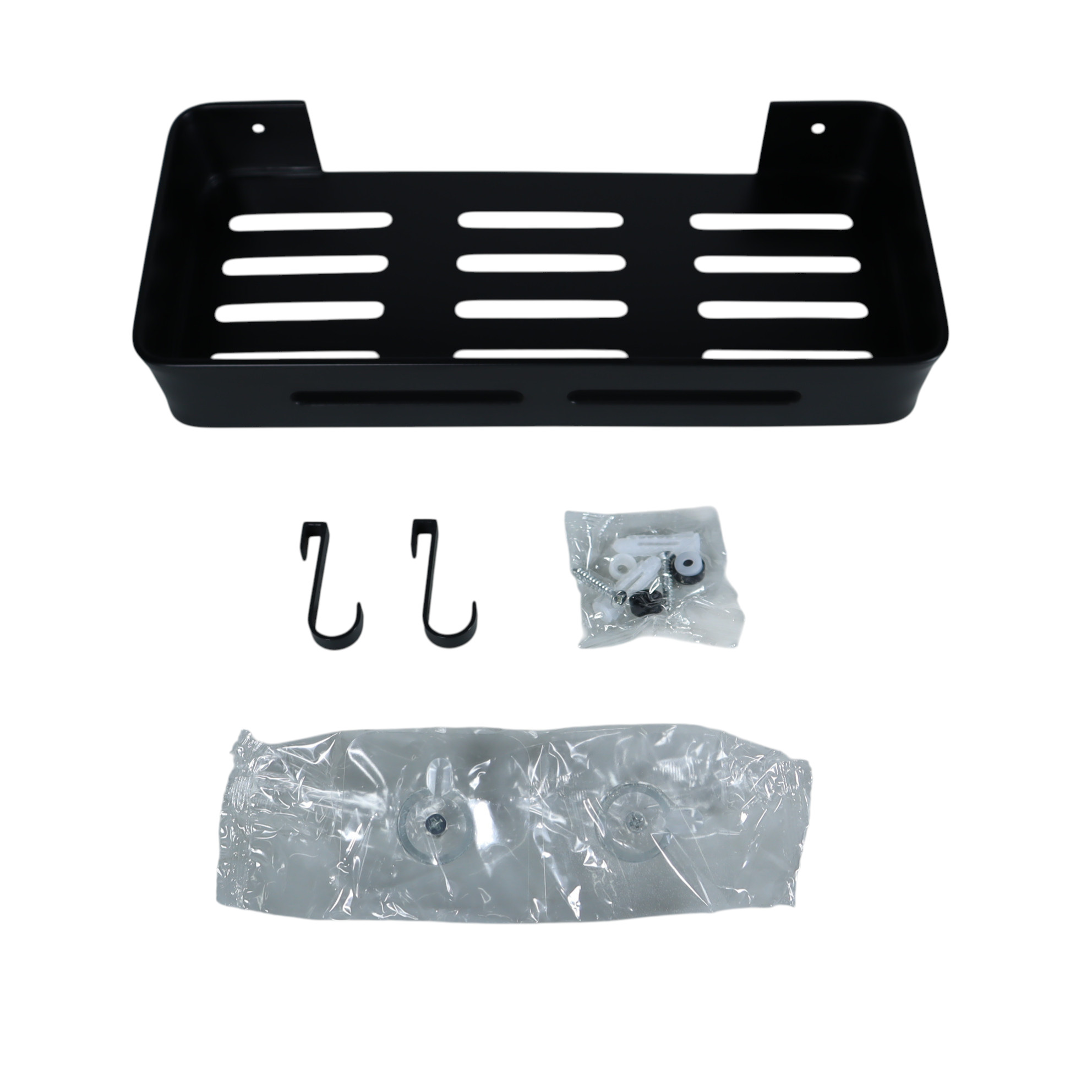 FIKERO Rak Gantung Kamar Mandi Bathroom Organizer Rack Aluminium Space - FK32 Gambar produk FIKERO Rak Gantung Kamar Mandi Bathroom Organizer Rack Aluminium Space - FK32