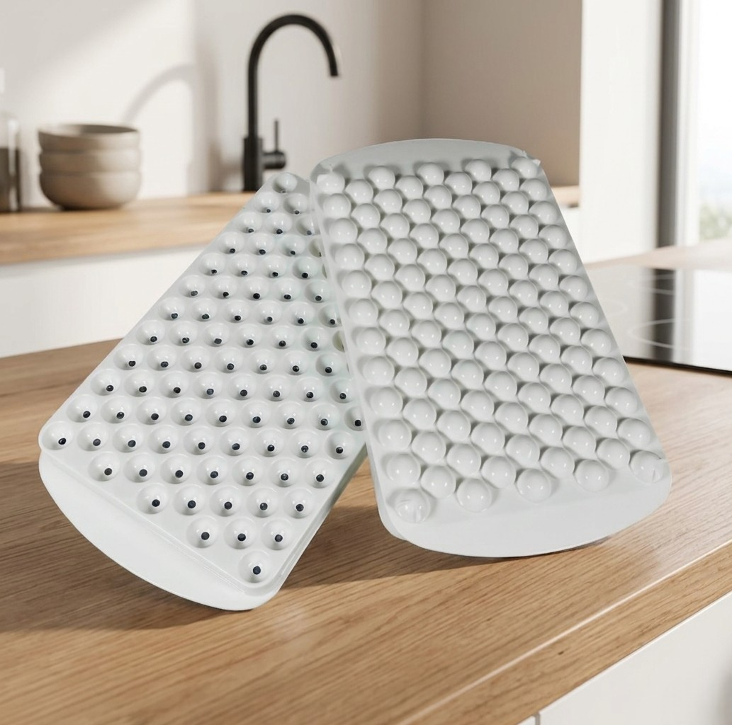 TaffHOME Cetakan Es Batu Jelly Bulat 104 Grid Ice Cube Tray BPA Free - INU77 Gambar produk TaffHOME Cetakan Es Batu Jelly Bulat 104 Grid Ice Cube Tray BPA Free - INU77