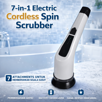 Shunmaii Sikat Pembersih Elektrik 7in1 Spin Scrubber Cordless USB - MA-8827